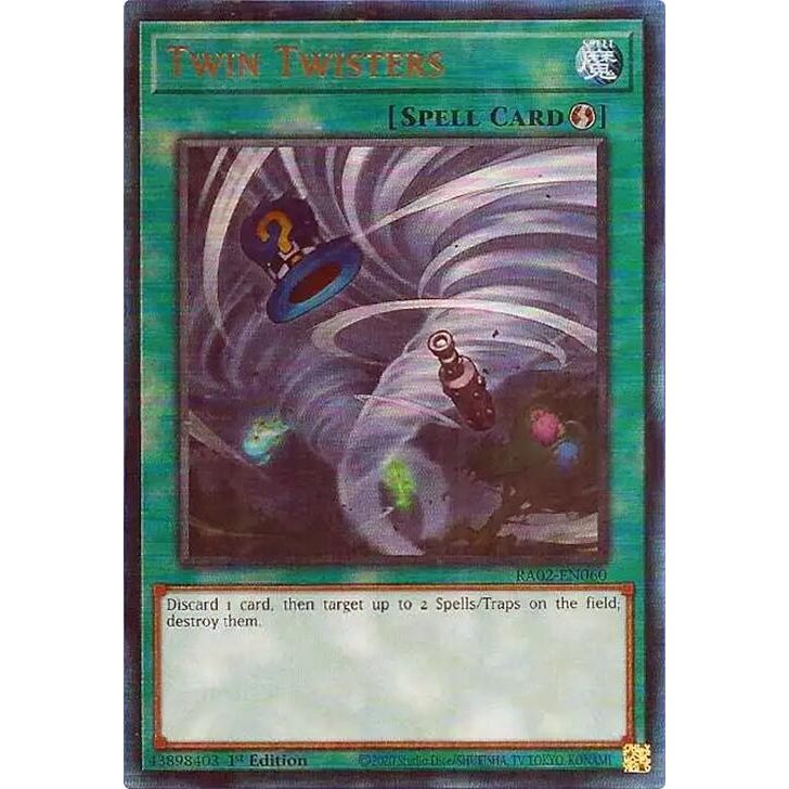 Image for Twin Twisters (PUR) (RA02-EN060) (RA02) - YuGiOh