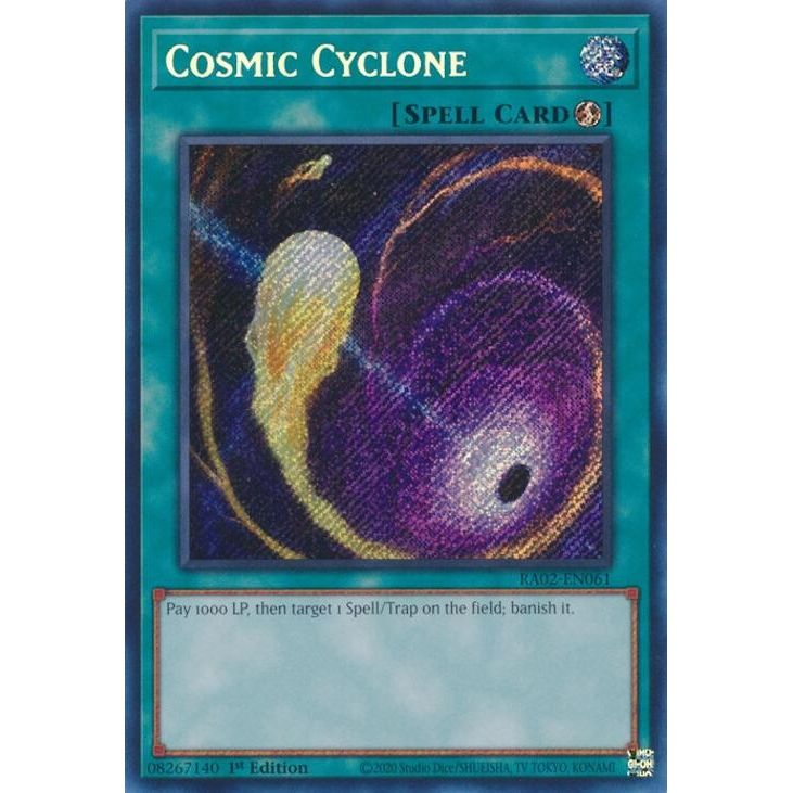 Image for Cosmic Cyclone (Secret Rare) (RA02-EN061) (RA02) - YuGiOh