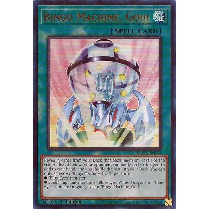 Image for Bingo Machine, Go!!! (UR) (RA02-EN062) (RA02) - YuGiOh