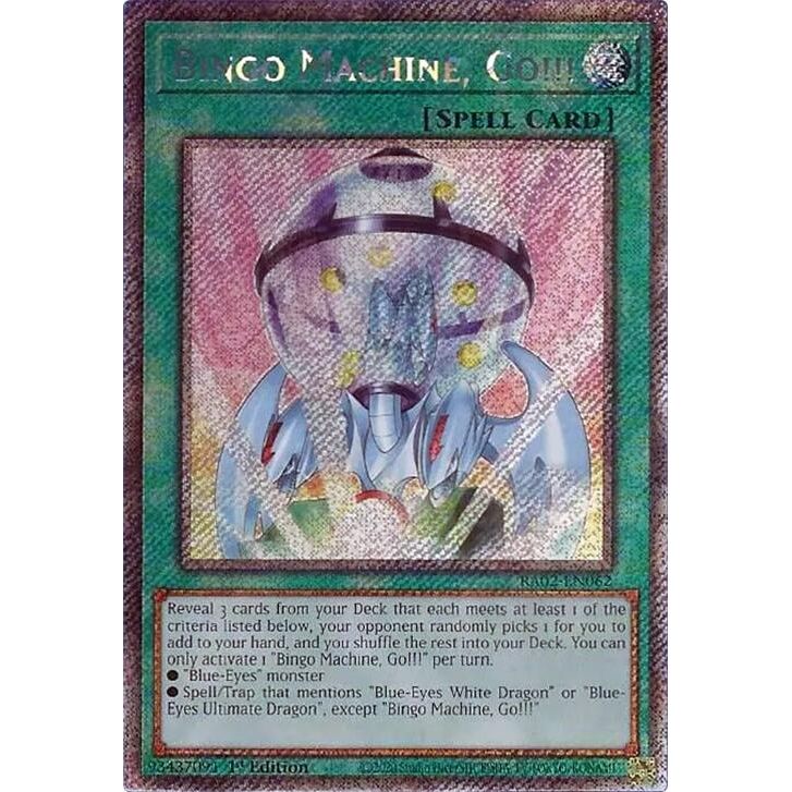 Image for Bingo Machine, Go!!! (Platinum Secret Rare) (RA02-EN062) (RA02) - YuGiOh