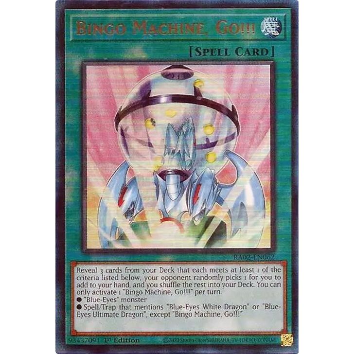 Image for Bingo Machine, Go!!! (PUR) (RA02-EN062) (RA02) - YuGiOh