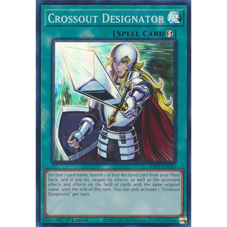 Image for Crossout Designator (RA02-EN063) (RA02) - YuGiOh