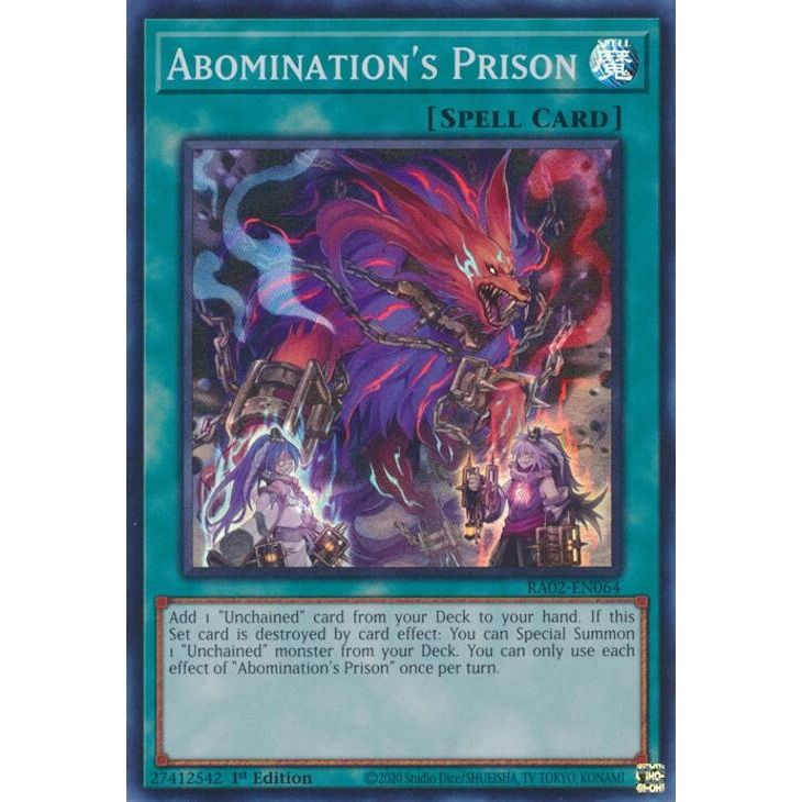 Image for Abomination's Prison (RA02-EN064) (RA02) - YuGiOh