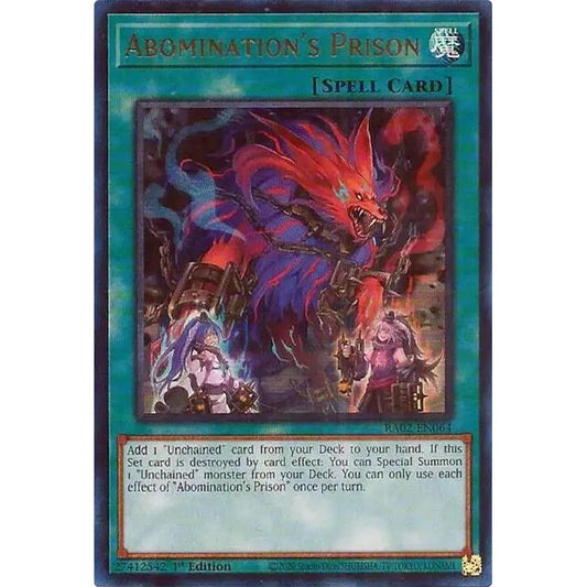Image for Abomination's Prison (UR) (RA02-EN064) (RA02) - YuGiOh