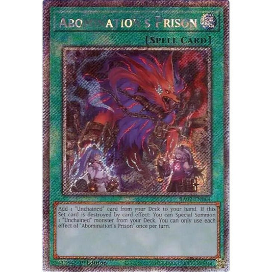 Image for Abomination's Prison (Platinum Secret Rare) (RA02-EN064) (RA02) - YuGiOh