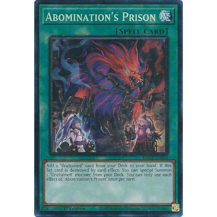 Image for Abomination's Prison (PCR) (RA02-EN064) (RA02) - YuGiOh