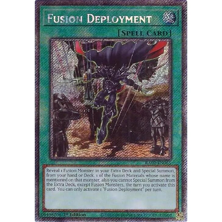 Image for Fusion Deployment (Platinum Secret Rare) (RA02-EN065) (RA02) - YuGiOh