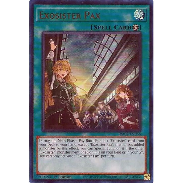 Image for Exosister Pax (UR) (RA02-EN066) (RA02) - YuGiOh