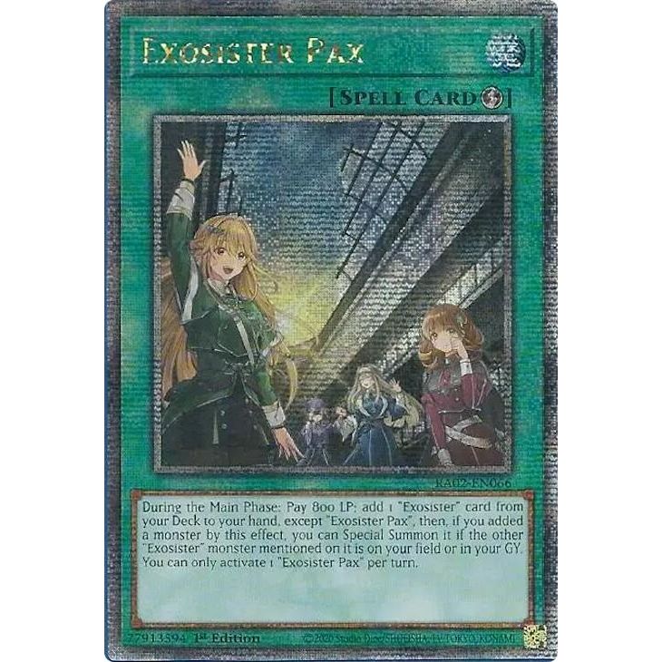 Image for Exosister Pax (Quarter Century Secret Rare) (RA02-EN066) (RA02) - YuGiOh