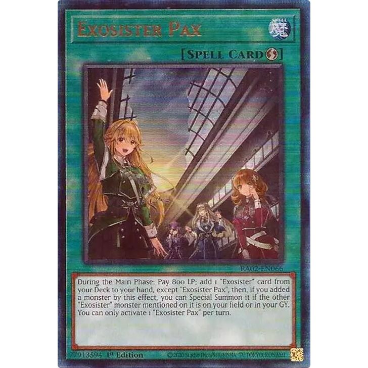 Image for Exosister Pax (PUR) (RA02-EN066) (RA02) - YuGiOh