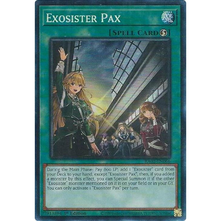 Image for Exosister Pax (PCR) (RA02-EN066) (RA02) - YuGiOh