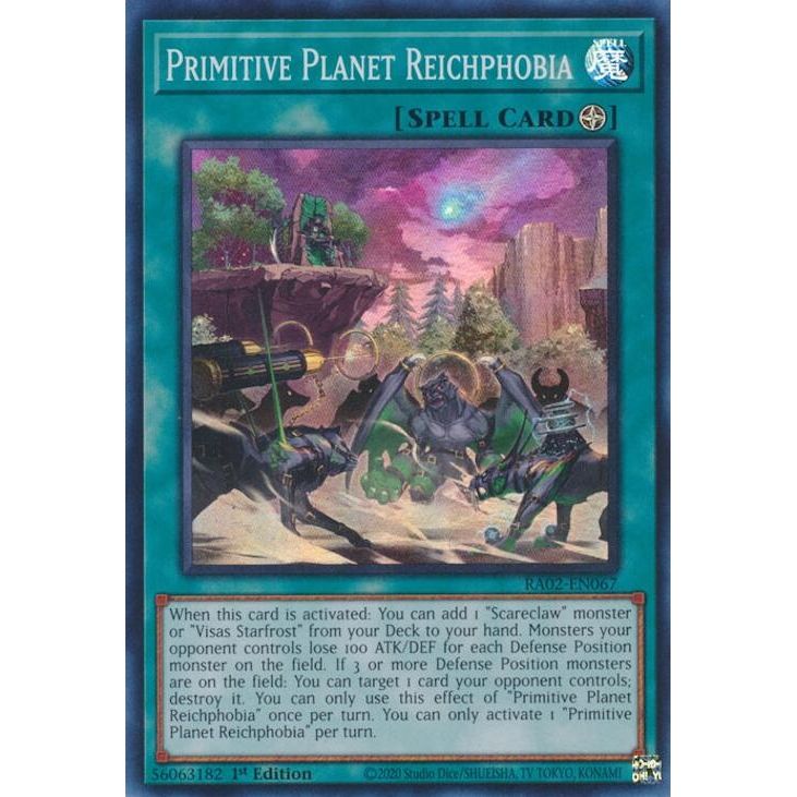 Image for Primitive Planet Reichphobia (RA02-EN067) (RA02) - YuGiOh