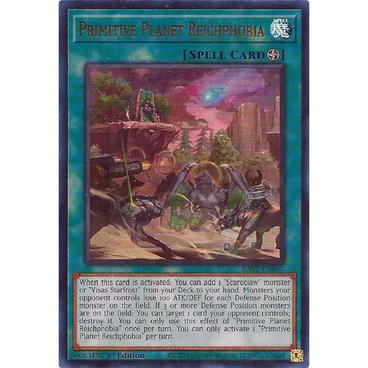 Image for Primitive Planet Reichphobia (UR) (RA02-EN067) (RA02) - YuGiOh