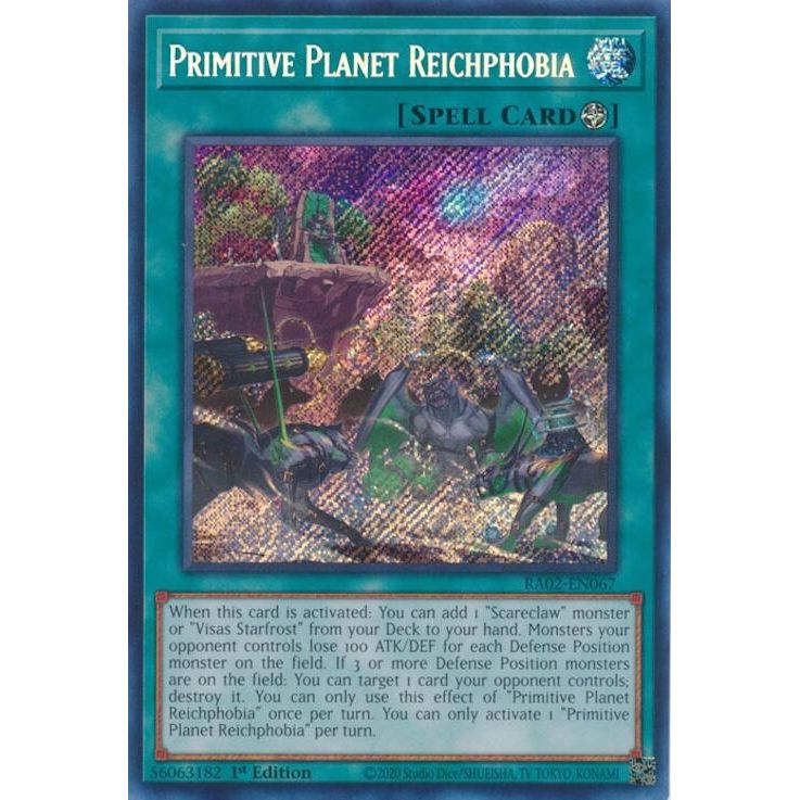 Image for Primitive Planet Reichphobia (Secret Rare) (RA02-EN067) (RA02) - YuGiOh