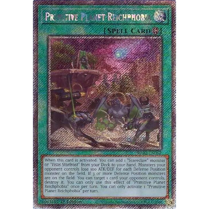 Image for Primitive Planet Reichphobia (Platinum Secret Rare) (RA02-EN067) (RA02) - YuGiOh