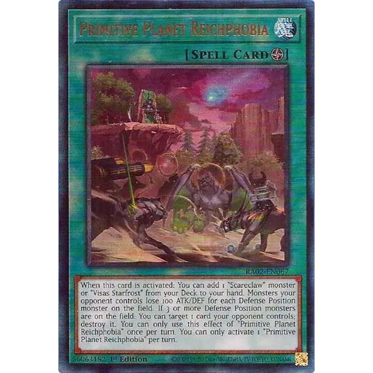 Image for Primitive Planet Reichphobia (PUR) (RA02-EN067) (RA02) - YuGiOh