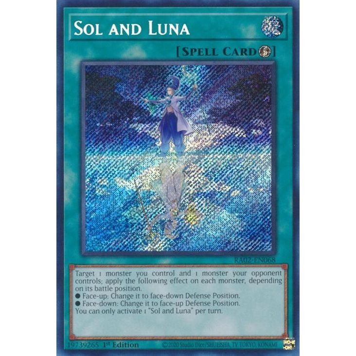 Image for Sol and Luna (Secret Rare) (RA02-EN068) (RA02) - YuGiOh