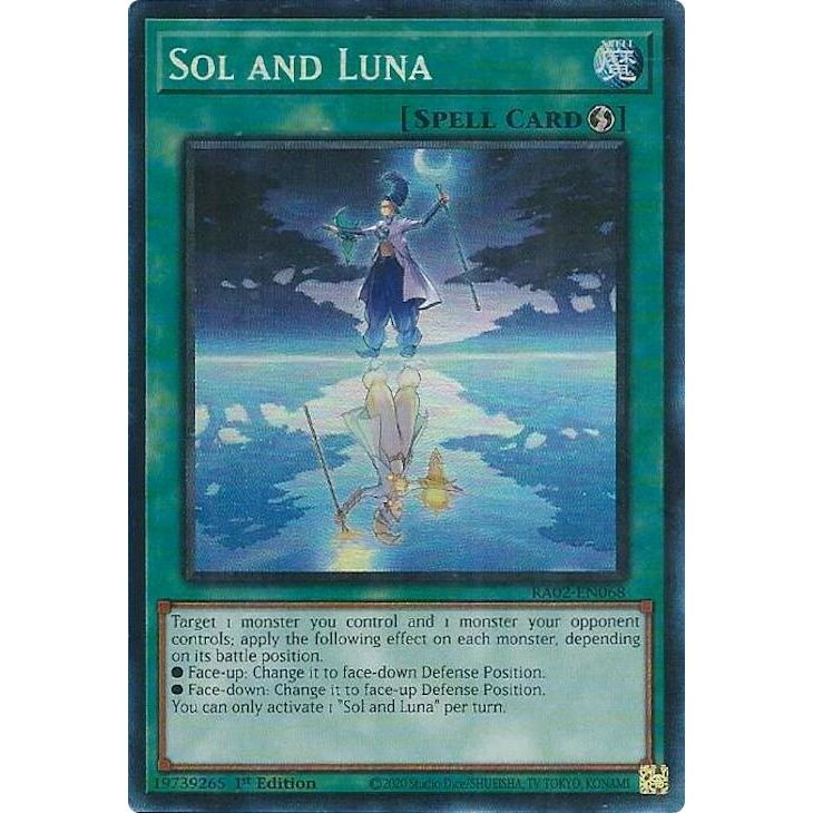 Image for Sol and Luna (PCR) (RA02-EN068) (RA02) - YuGiOh