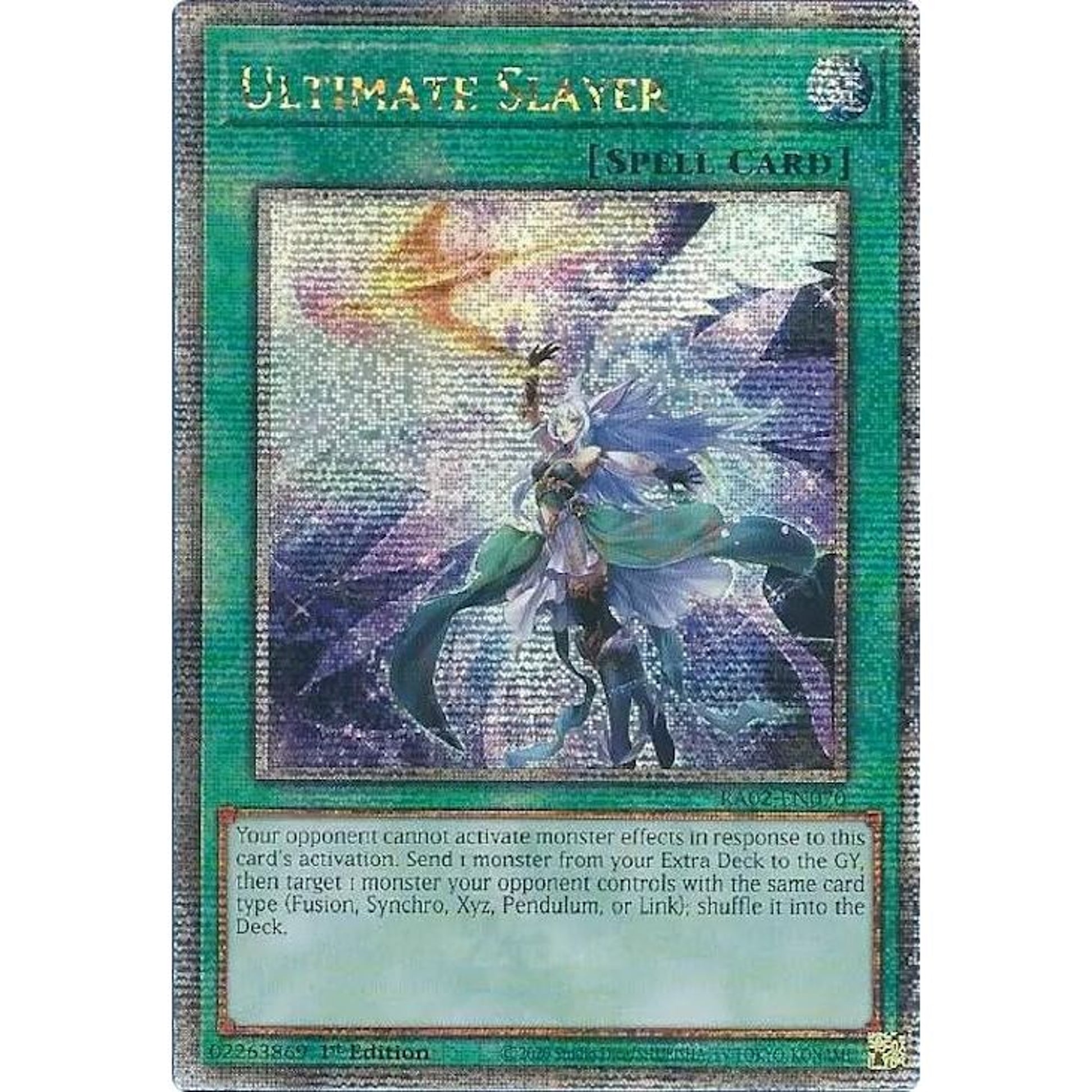 Image for Ultimate Slayer (Quarter Century Secret Rare) (RA02-EN070) (RA02) - YuGiOh
