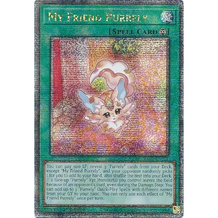 Image for My Friend Purrely (Quarter Century Secret Rare) (RA02-EN071) (RA02) - YuGiOh