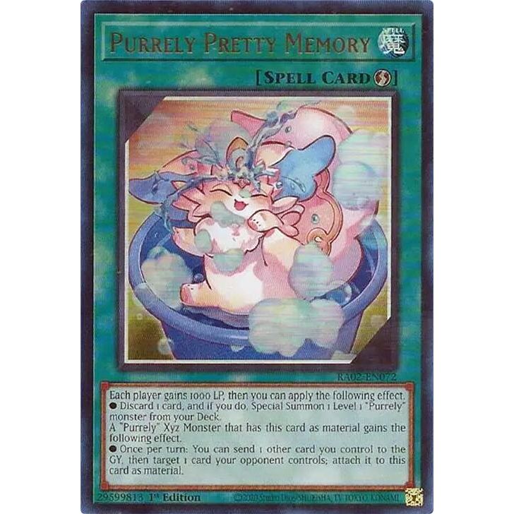 Image for Purrely Pretty Memory (UR) (RA02-EN072) (RA02) - YuGiOh