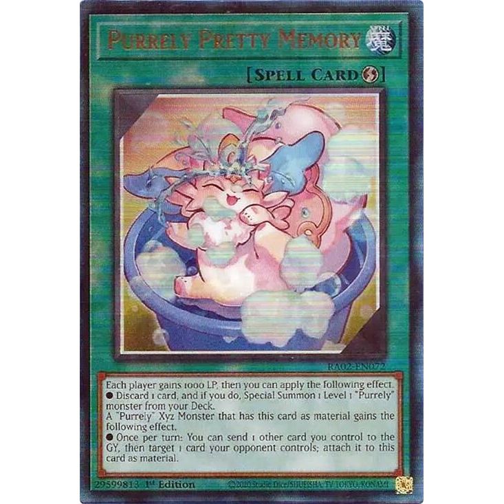 Image for Purrely Pretty Memory (PUR) (RA02-EN072) (RA02) - YuGiOh