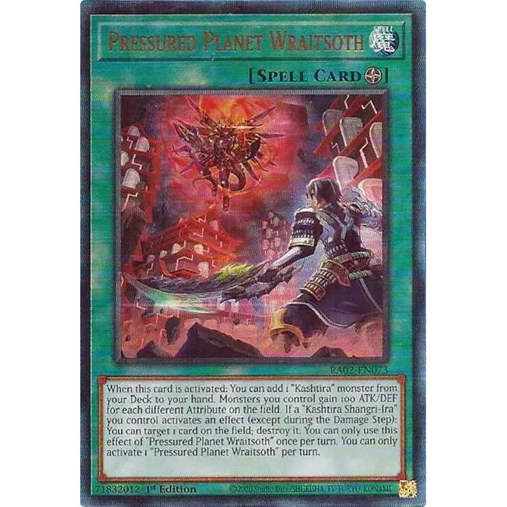 Image for Pressured Planet Wraitsoth (PUR) (RA02-EN073) (RA02) - YuGiOh