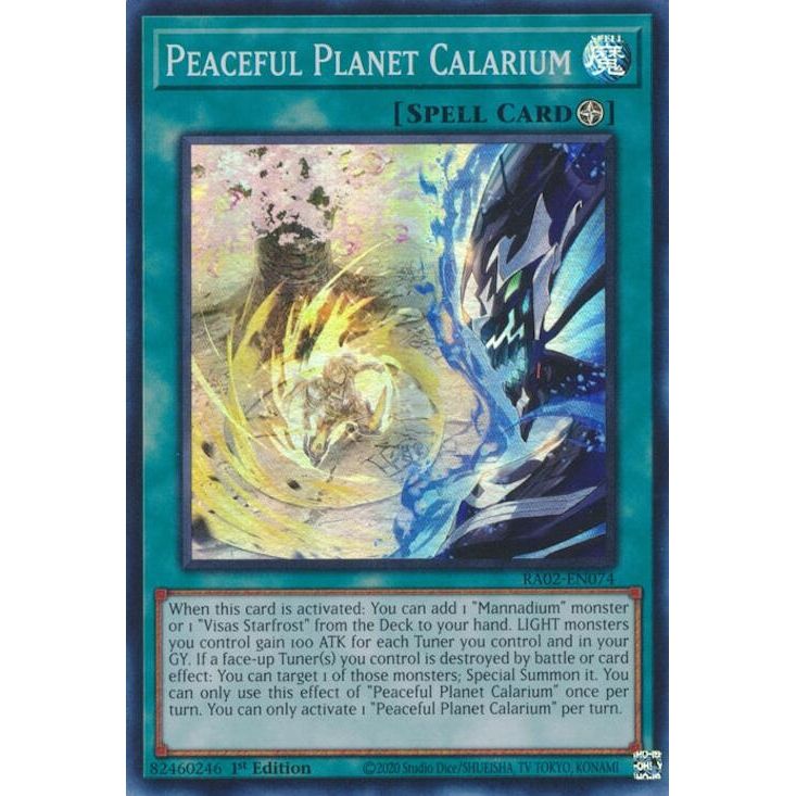 Image for Peaceful Planet Calarium (RA02-EN074) (RA02) - YuGiOh