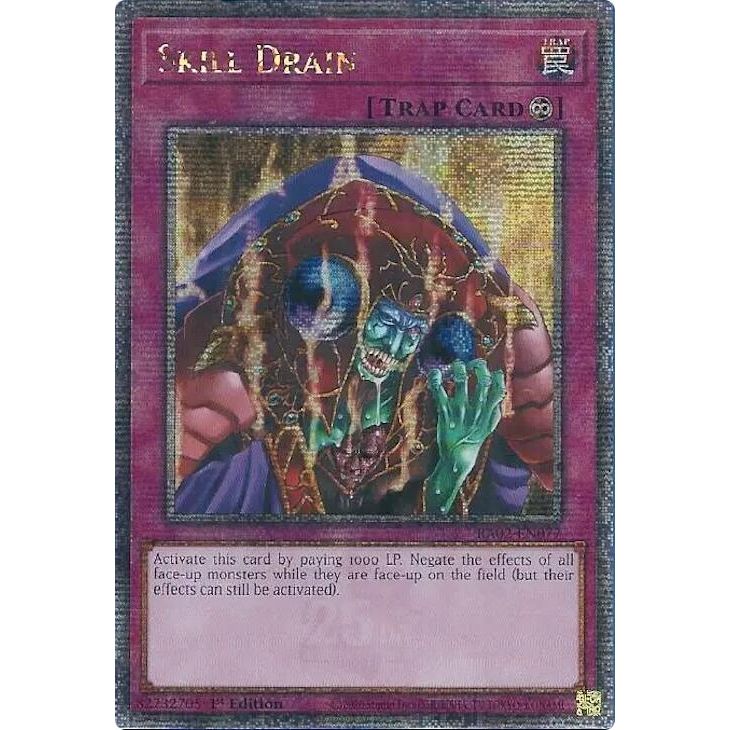 Image for Skill Drain (Quarter Century Secret Rare) (RA02-EN077) (RA02) - YuGiOh