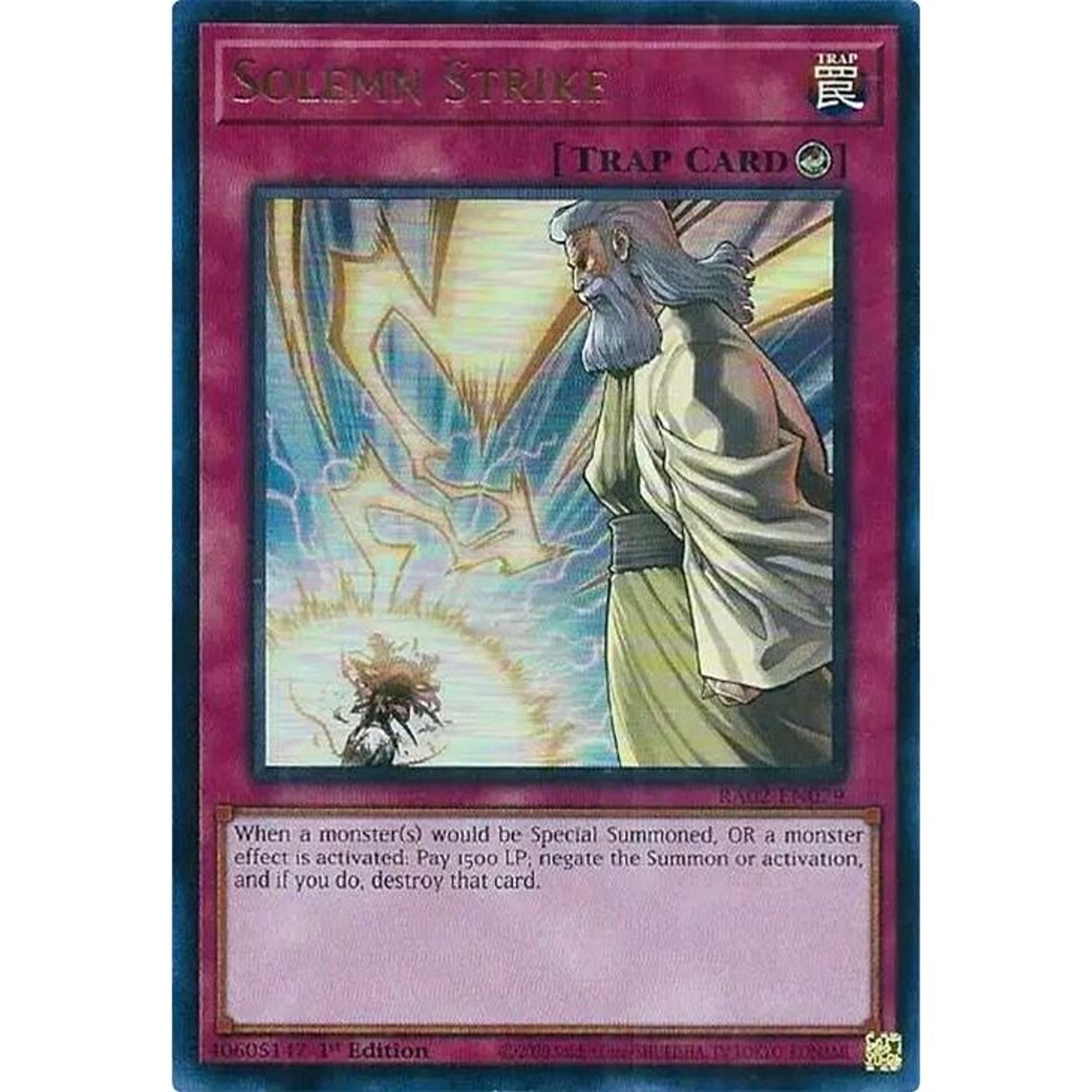Image for Solemn Strike (UR) (RA02-EN079) (RA02) - YuGiOh