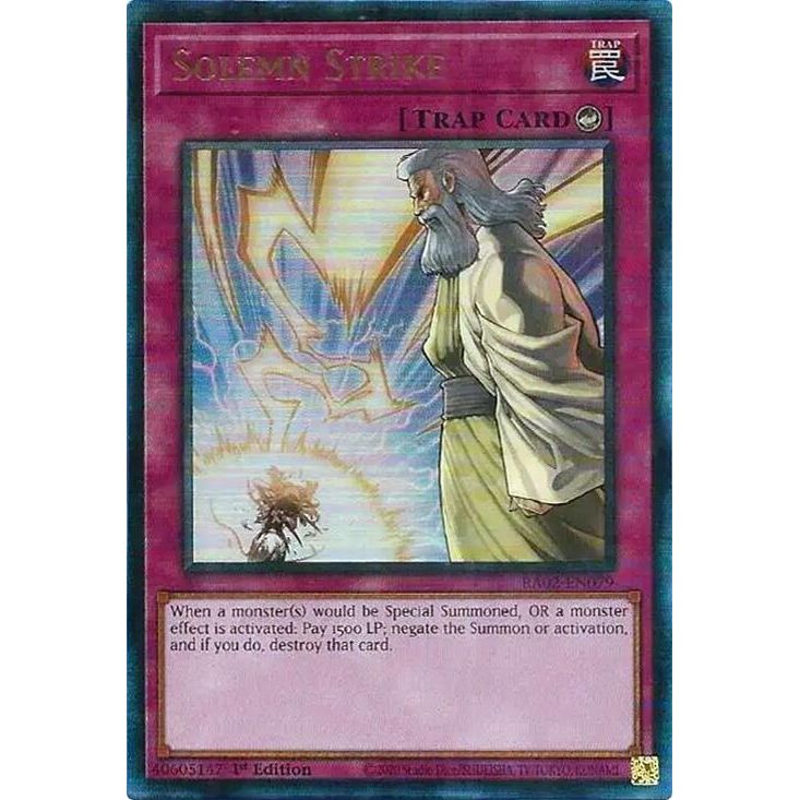 Image for Solemn Strike (PUR) (RA02-EN079) (RA02) - YuGiOh