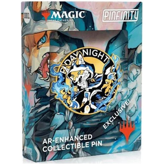 Image for Bloomburrow - Pinfinity Friday Night Magic AR-Enhanced Pin + Commander Token (Jace) - Magic: The Gathering