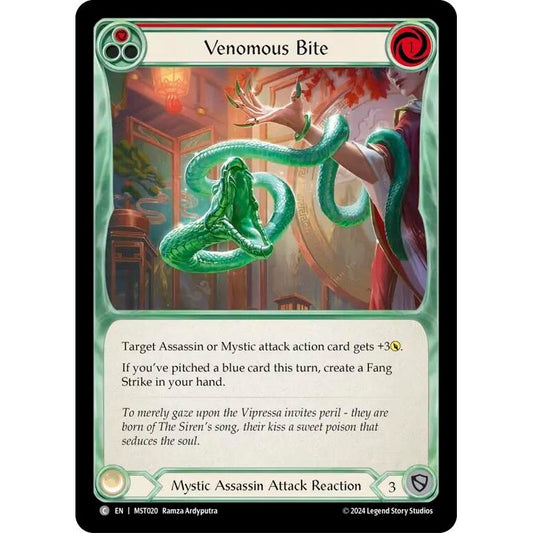 Image for Venomous Bite (Red) (MST020) (MST) - Flesh and Blood TCG