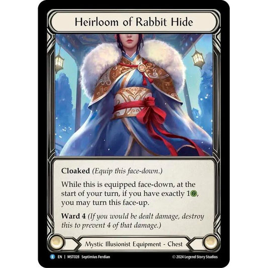 Image for Heirloom of Rabbit Hide (MST028) (MST) - Flesh and Blood TCG