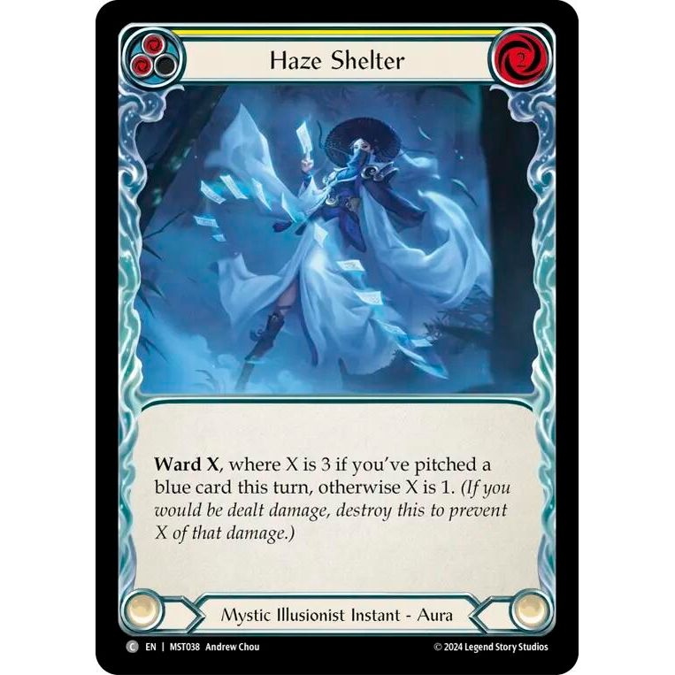 Image for Haze Shelter (Yellow) (MST038) (MST) - Flesh and Blood TCG