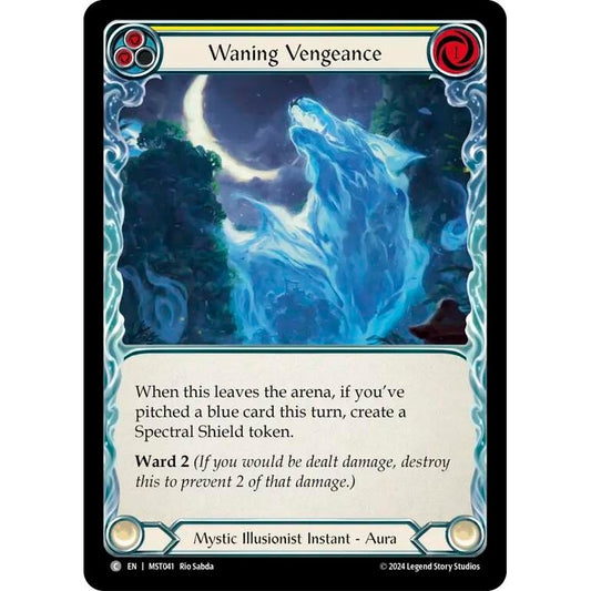 Image for Waning Vengeance (Yellow) (MST041) (MST) - Flesh and Blood TCG