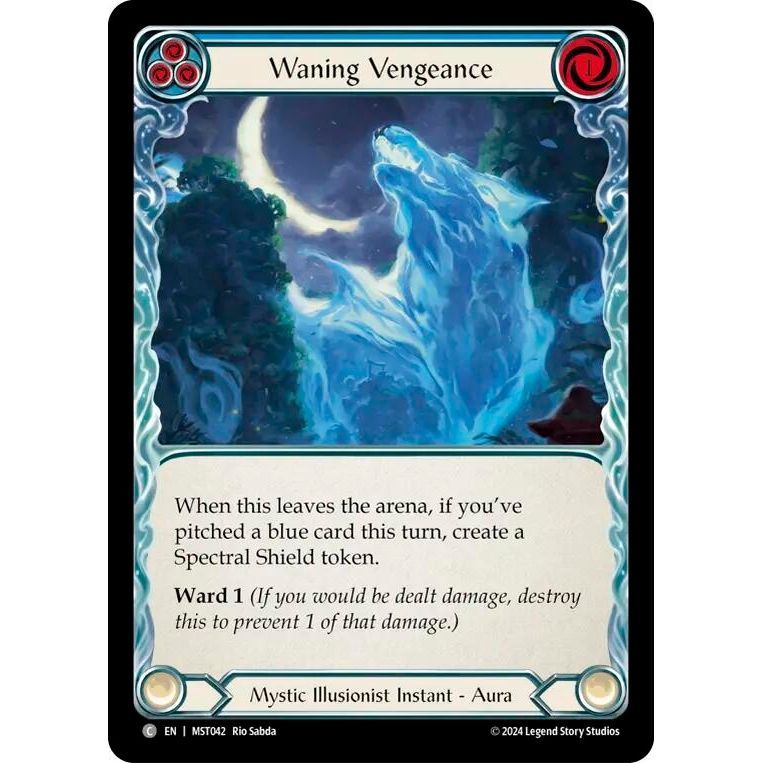 Image for Waning Vengeance (Blue) (MST042) (MST) - Flesh and Blood TCG