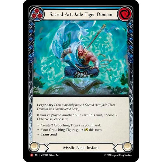 Image for Sacred Art: Jade Tiger Domain // Inner Chi (MST053) (MST) - Flesh and Blood TCG