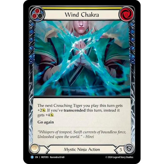 Image for Wind Chakra (Yellow) (MST055) (MST) - Flesh and Blood TCG