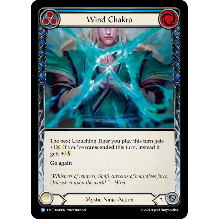 Image for Wind Chakra (Blue) (MST056) (MST) - Flesh and Blood TCG