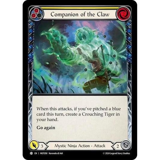 Image for Companion of the Claw (Yellow) (MST058) (MST) - Flesh and Blood TCG