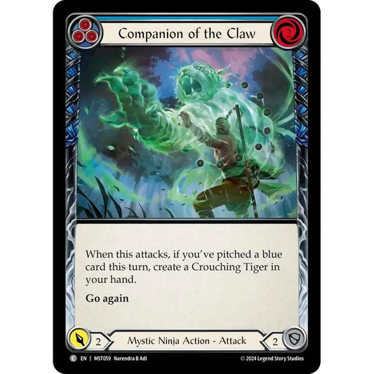 Image for Companion of the Claw (Blue) (MST059) (MST) - Flesh and Blood TCG