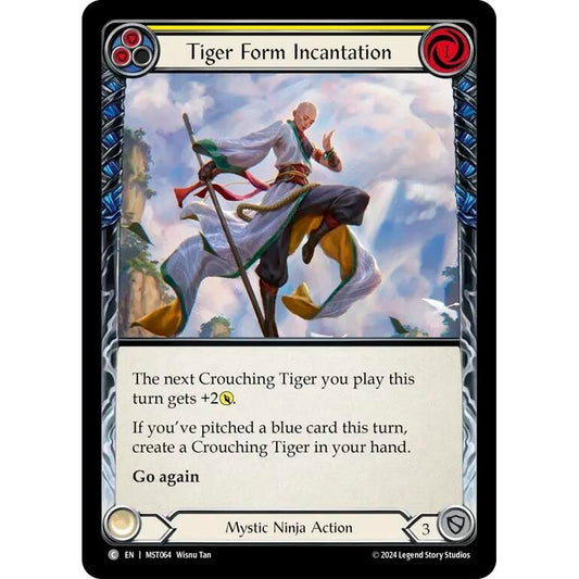 Image for Tiger Form Incantation (Yellow) (MST064) (MST) - Flesh and Blood TCG