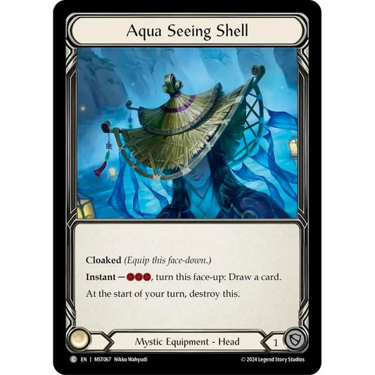 Image for Aqua Seeing Shell (MST067) (MST) - Flesh and Blood TCG