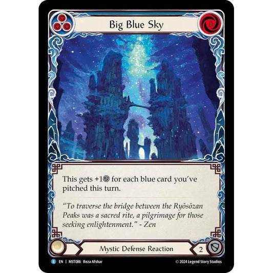 Image for Big Blue Sky (MST086) (MST) - Flesh and Blood TCG