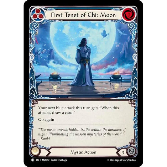 Image for First Tenet of Chi: Moon (MST092) (MST) - Flesh and Blood TCG
