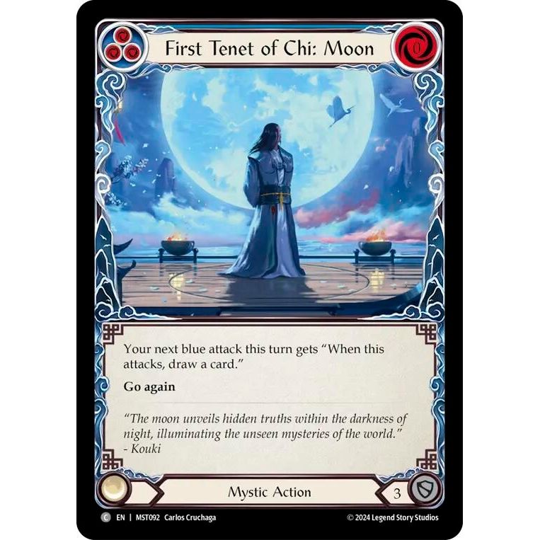 Image for First Tenet of Chi: Moon (MST092) (MST) - Flesh and Blood TCG