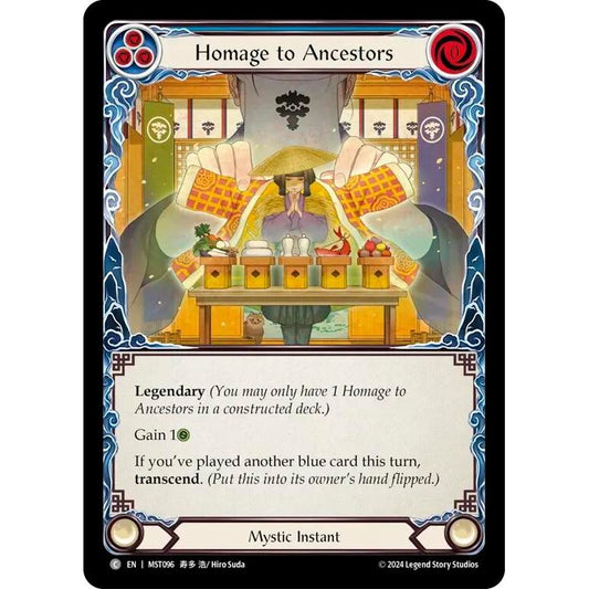 Image for Homage to Ancestors // Inner Chi (MST096) (MST) - Flesh and Blood TCG