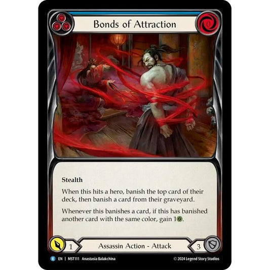 Image for Bonds of Attraction (Blue) (MST111) (MST) - Flesh and Blood TCG