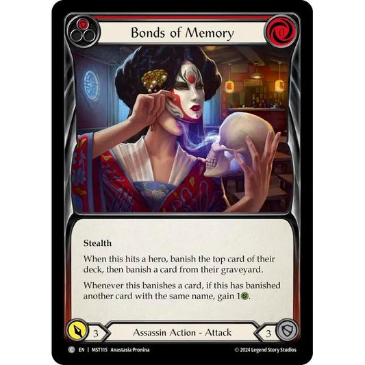 Image for Bonds of Memory (Red) (MST115) (MST) - Flesh and Blood TCG